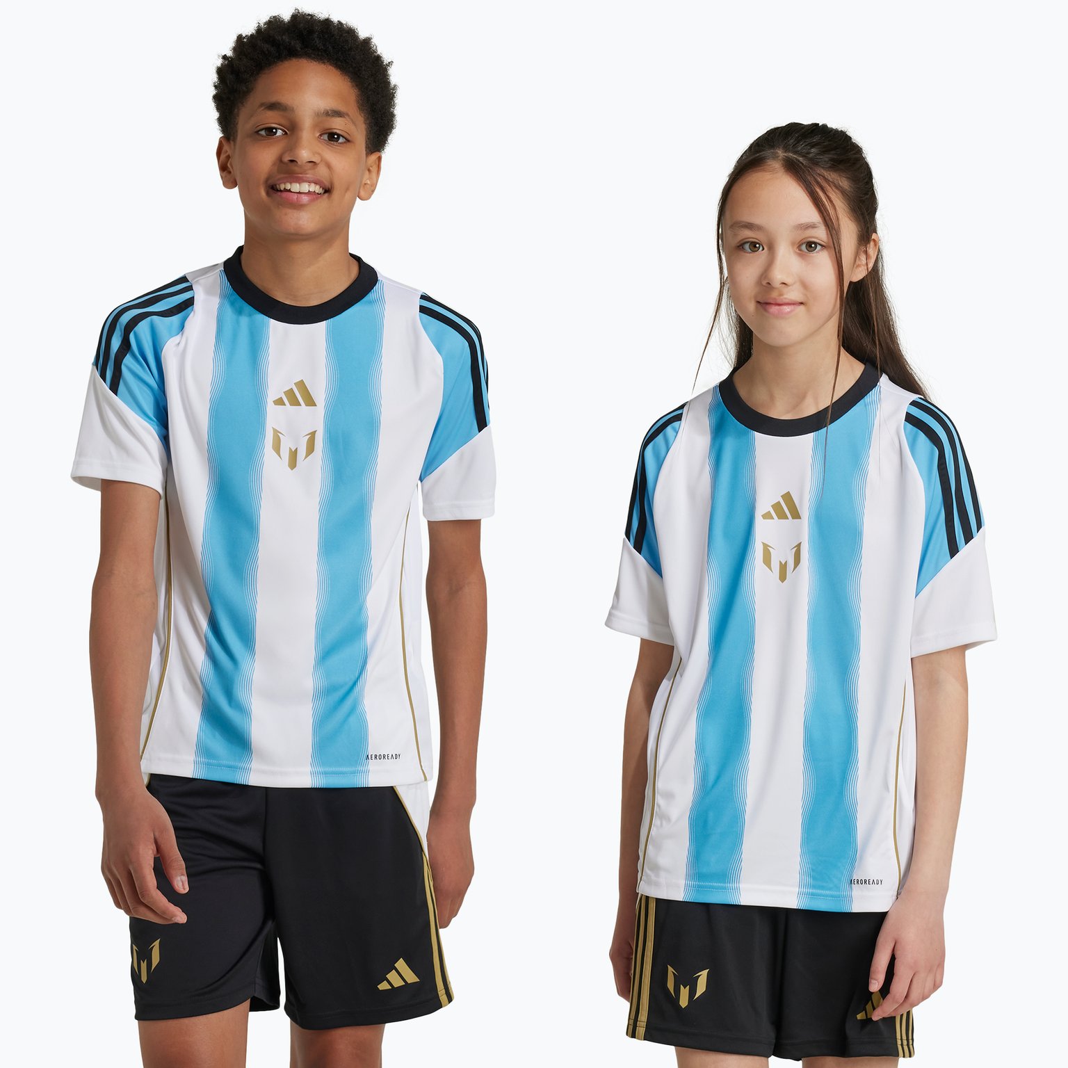 adidas Messi Jersey JR träningst-shirt Blå