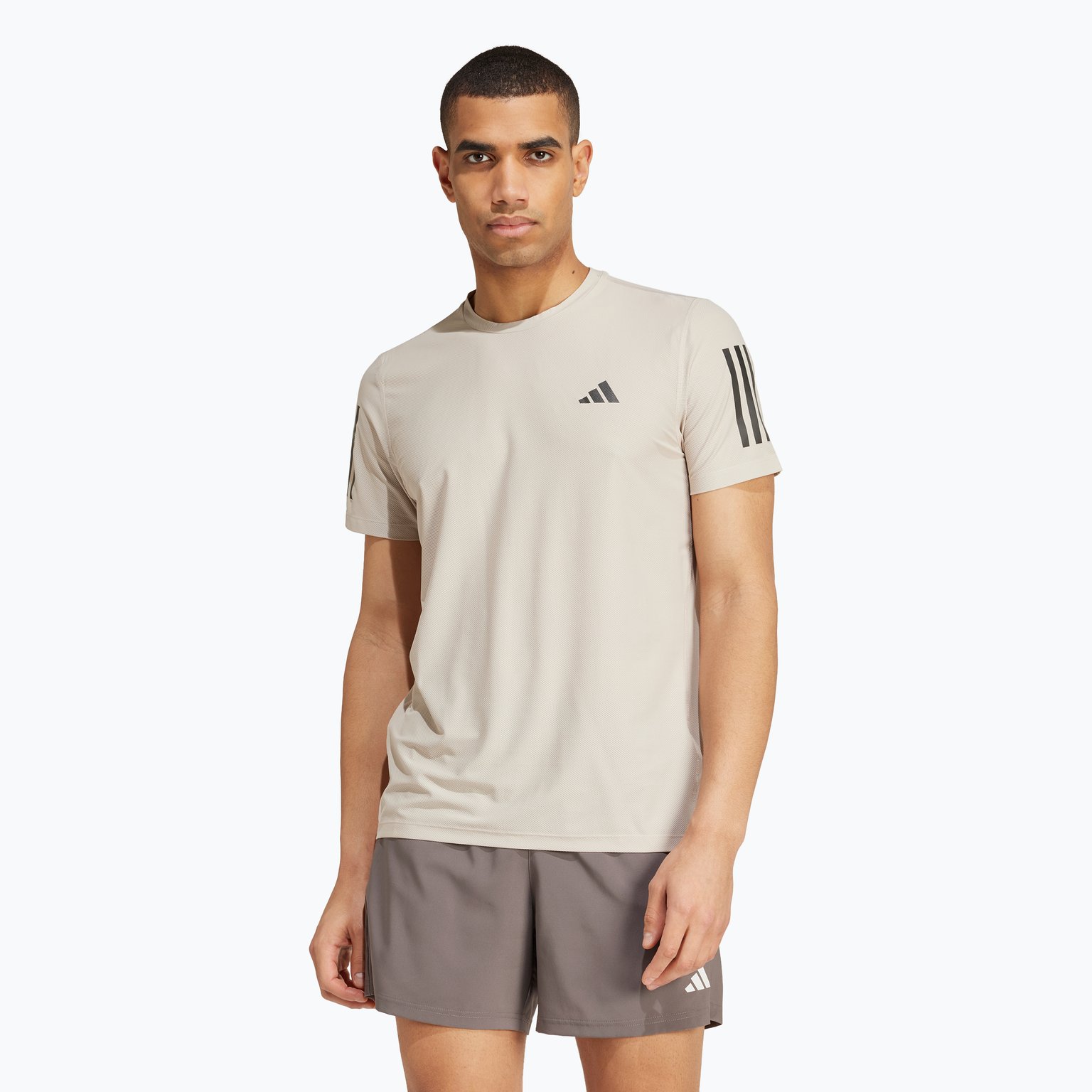 adidas Own The Run M träningst-shirt Beige