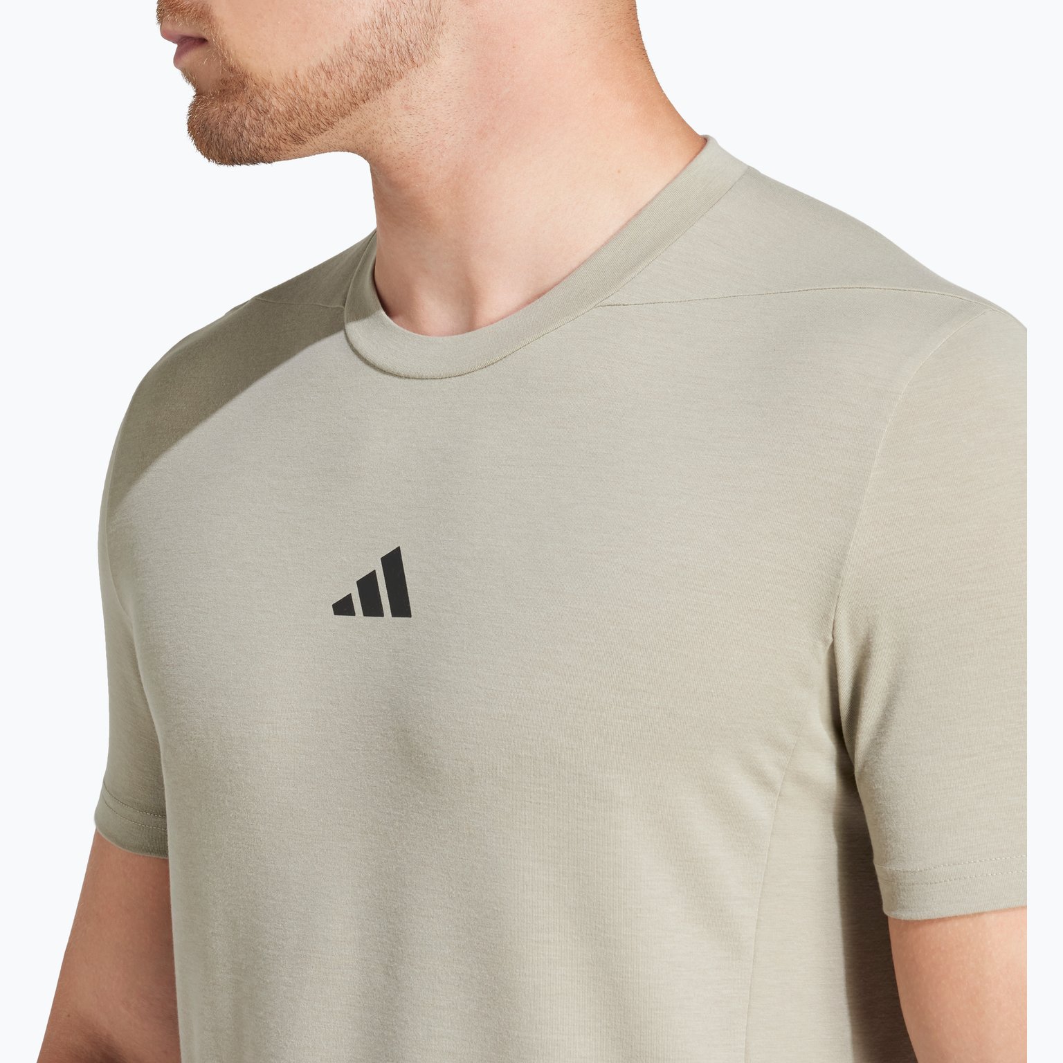 adidas Designed For Training M träningst-shirt Beige