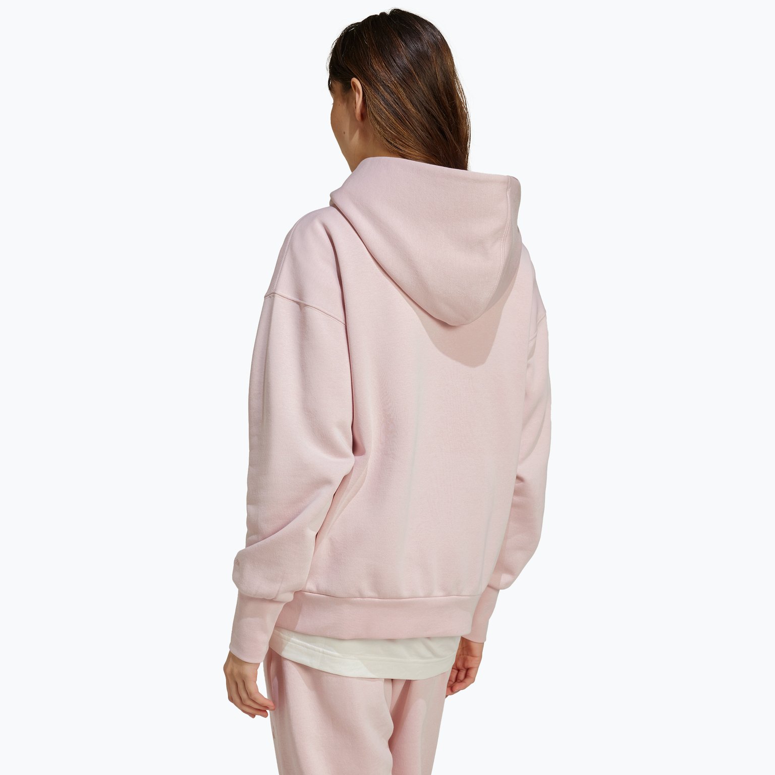 adidas All SZN Fleece Boyfriend huvtröja Rosa