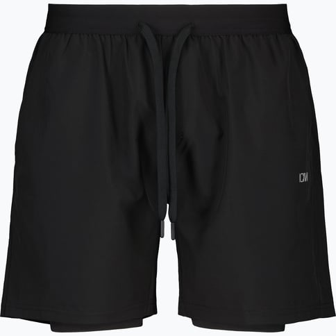 ICANIWILL Workout 2-in-1 M träningsshorts Svart