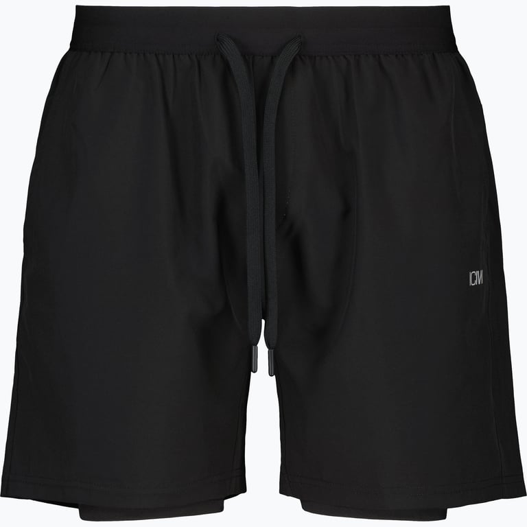 ICANIWILL Workout 2-in-1 M träningsshorts Svart