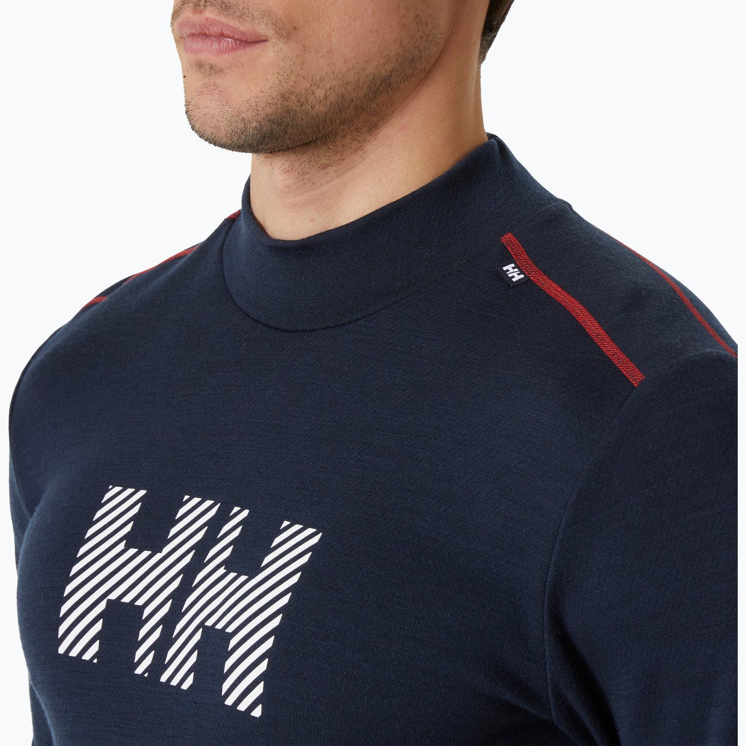 Helly Hansen Lifa Merino Logo M underställströja Blå