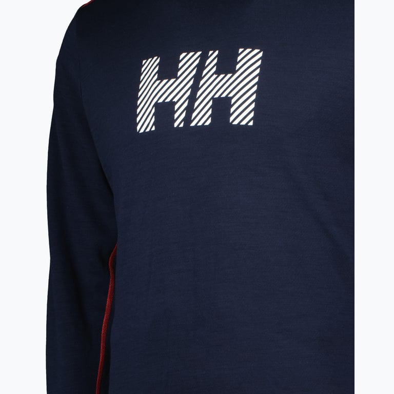 Helly Hansen Lifa Merino Logo M underställströja Blå