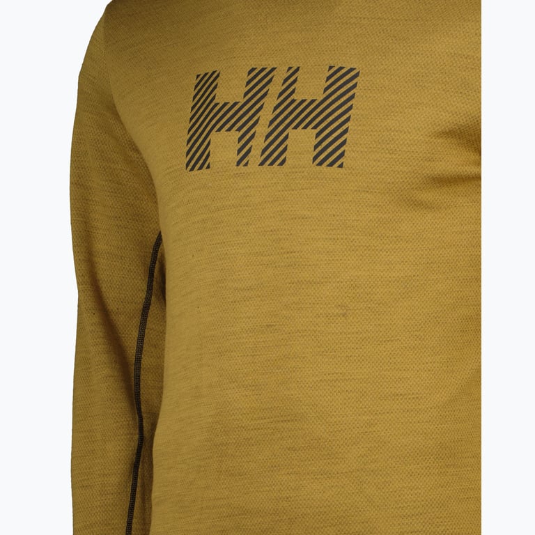 Helly Hansen Lifa Merino Logo M underställströja Gul