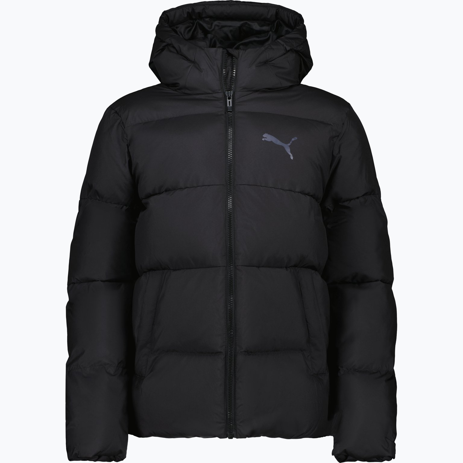 Puma Poly Hooded Puffer JR vinterjacka Svart