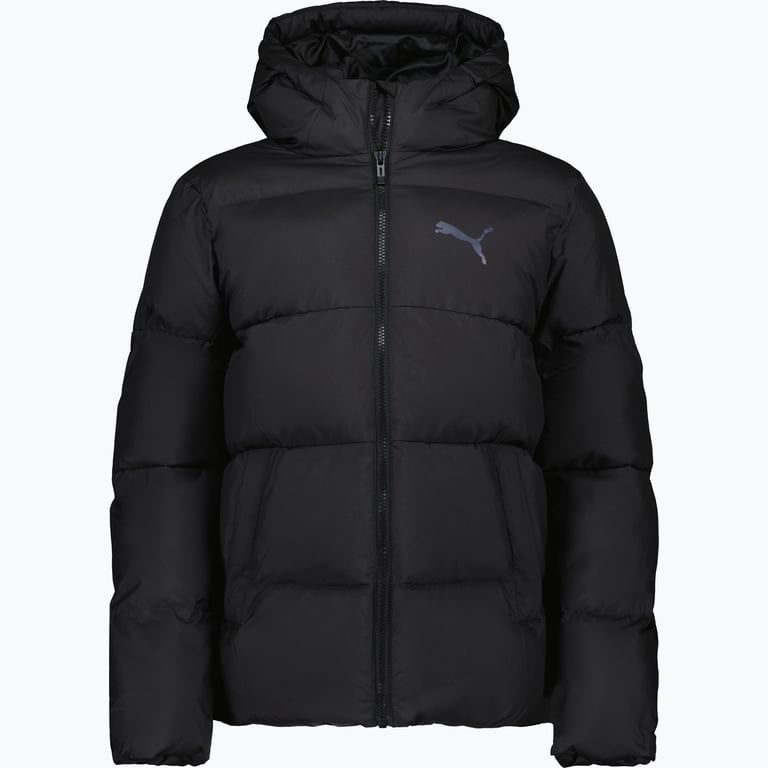 Puma Poly Hooded Puffer JR vinterjacka Svart