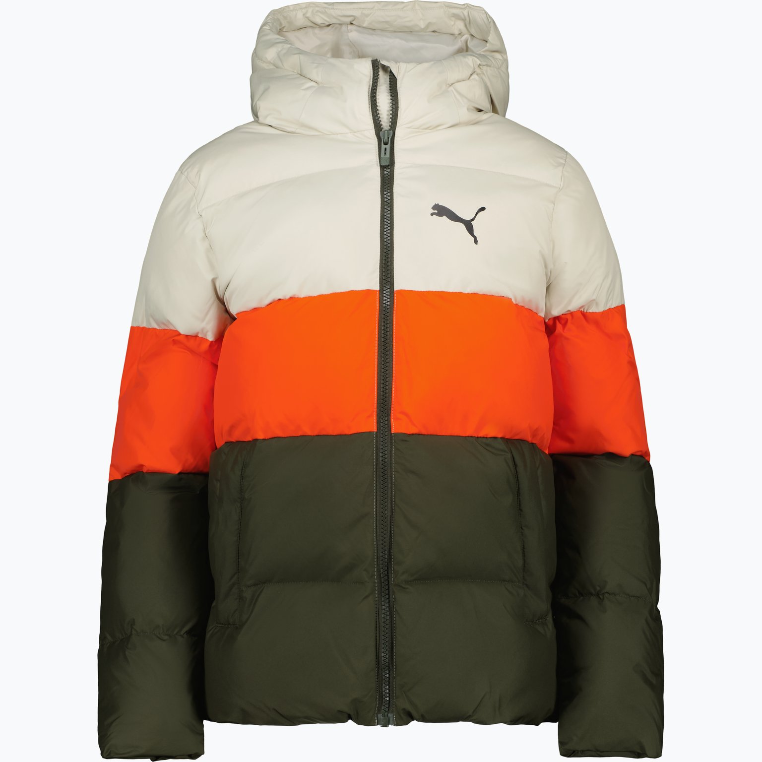 Puma Poly Hooded Puffer JR vinterjacka Svart