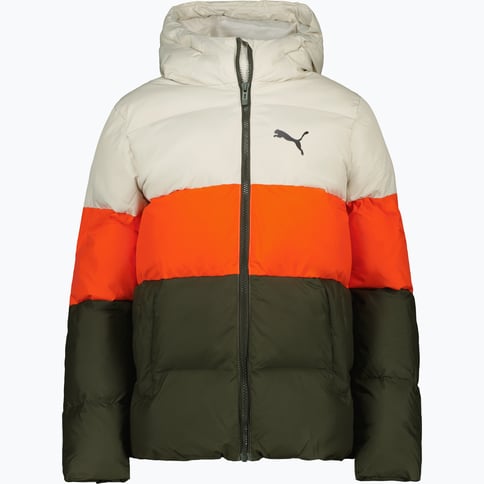 Puma Poly Hooded Puffer JR vinterjacka Svart