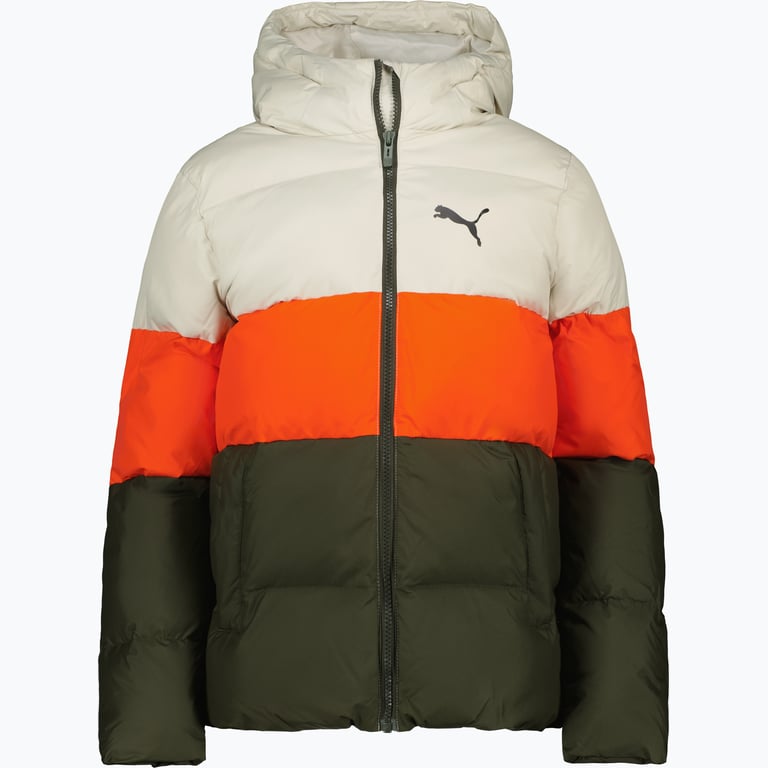 Puma Poly Hooded Puffer JR vinterjacka Flerfärgad