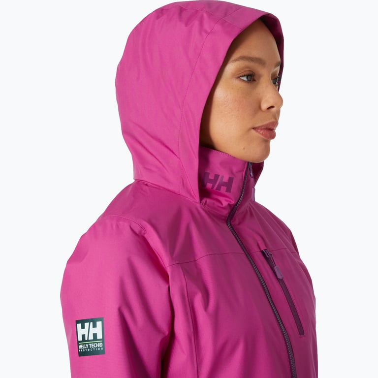 Helly Hansen Crew Hooded Midlayer W jacka Rosa