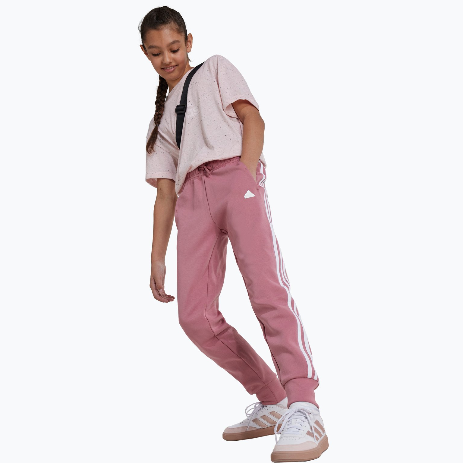 adidas Future Icons 3-stripes JR mjukisbyxor Rosa