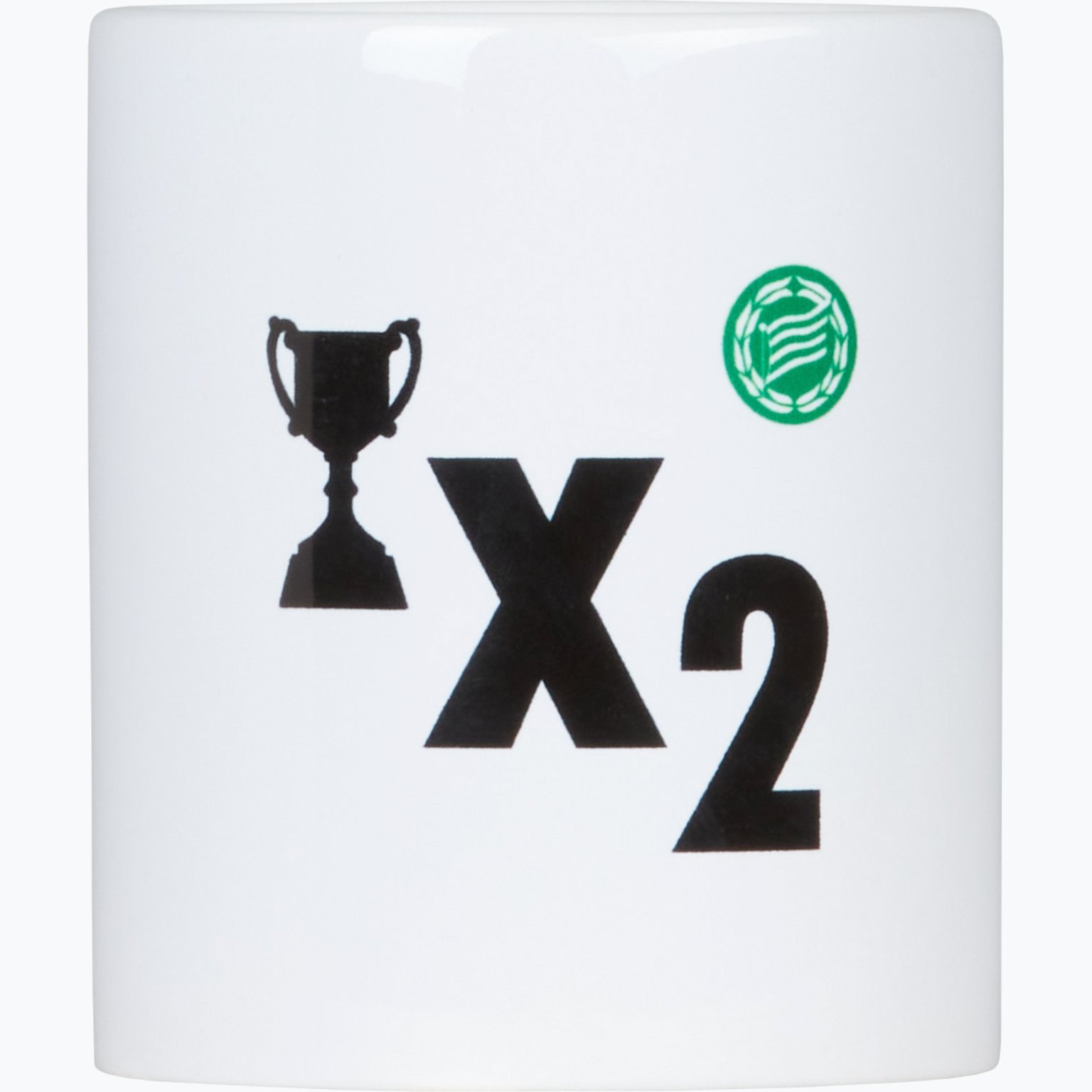 Hammarby 1X2 mugg Vit