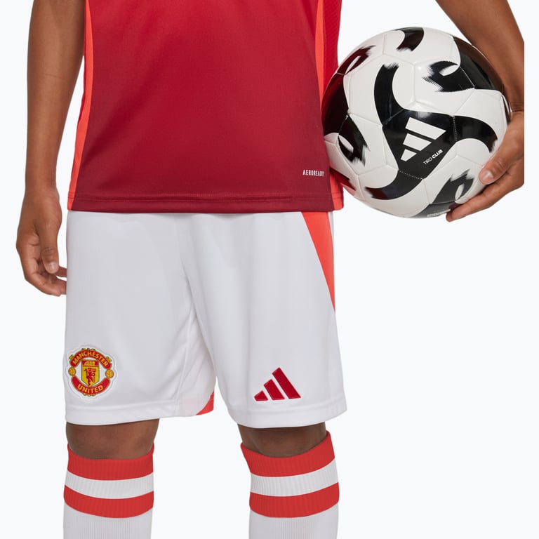 adidas Manchester United Home 24/25 JR träningsshorts Vit