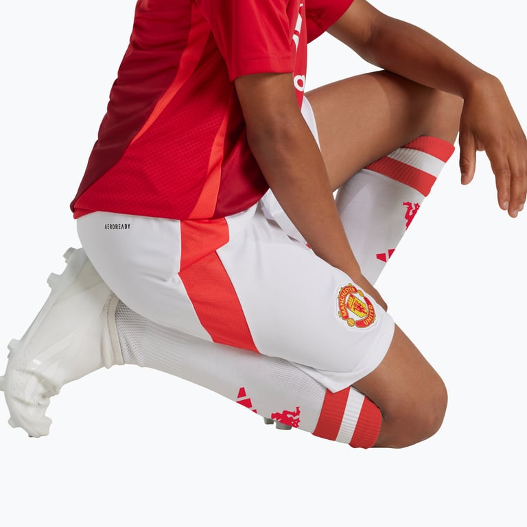 adidas Manchester United Home 24/25 JR träningsshorts Vit