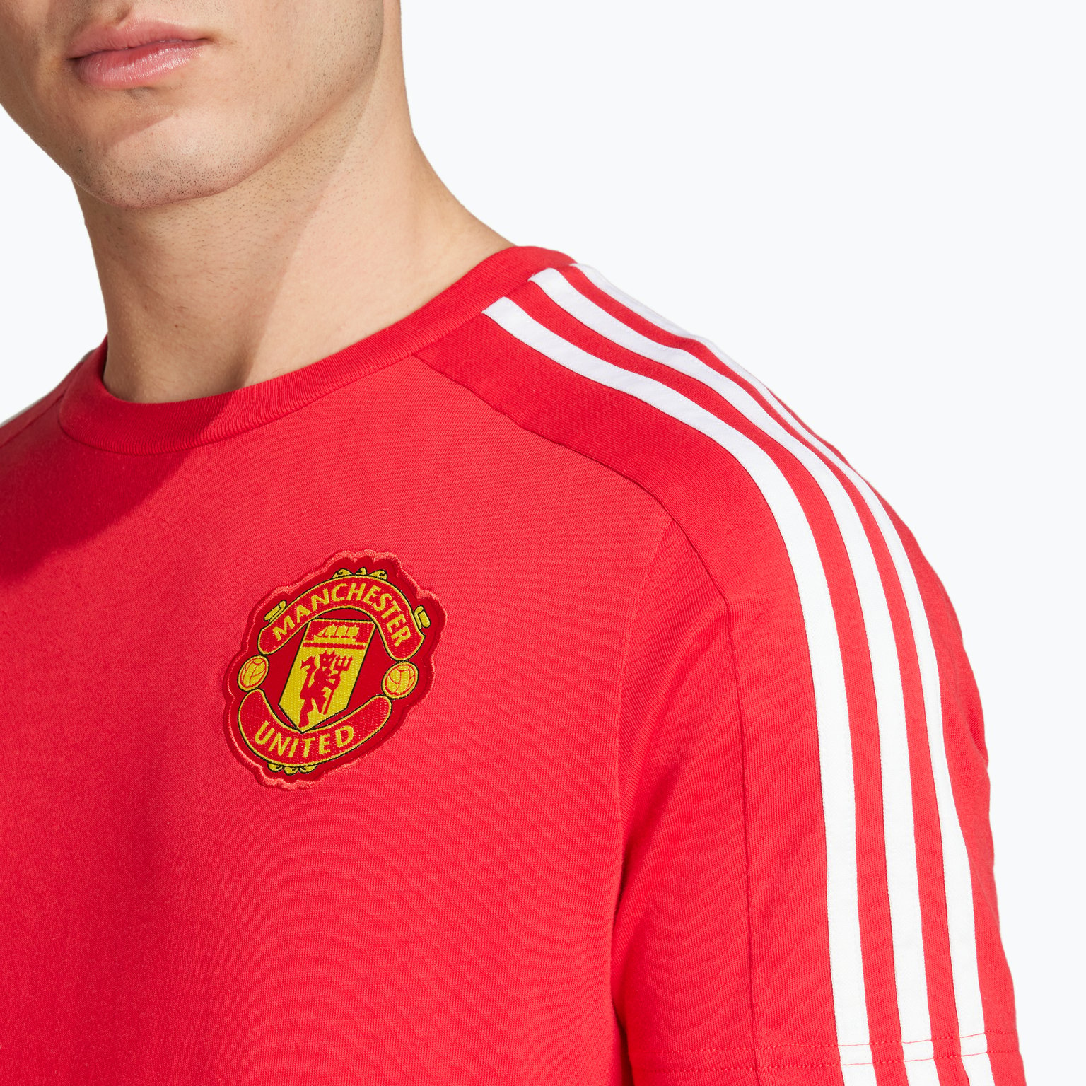 adidas Manchester United DNA M t-shirt Röd