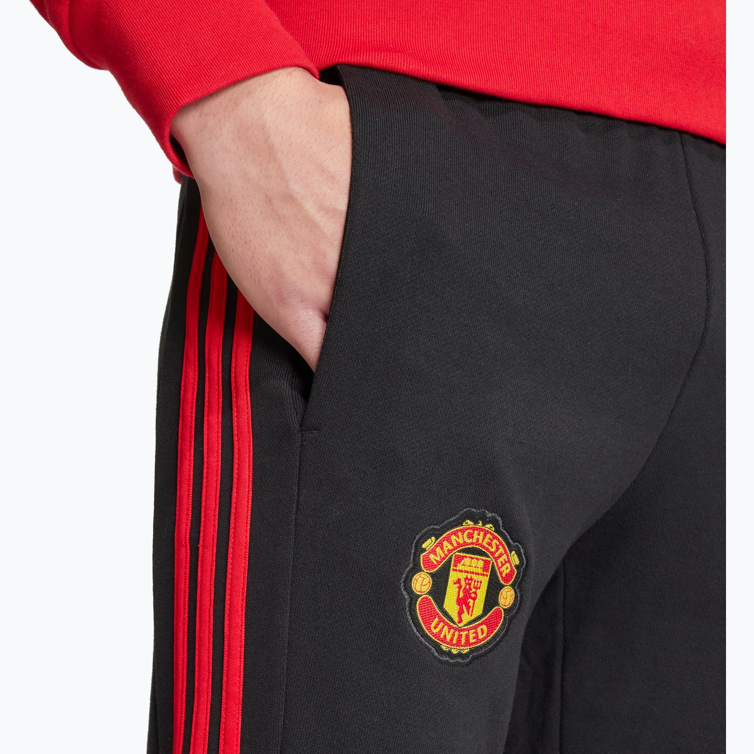 adidas Manchester United FC DNA M mjukisbyxor Svart