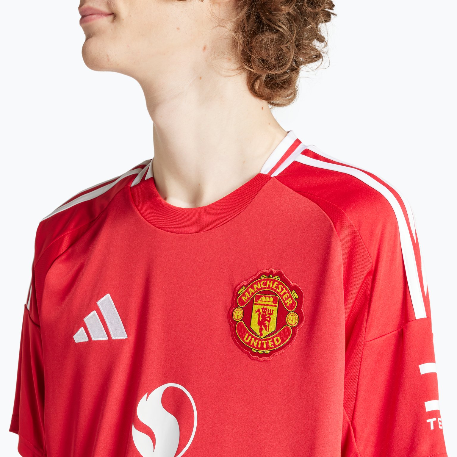 adidas Manchester United Home 24/25 M matchtröja Röd