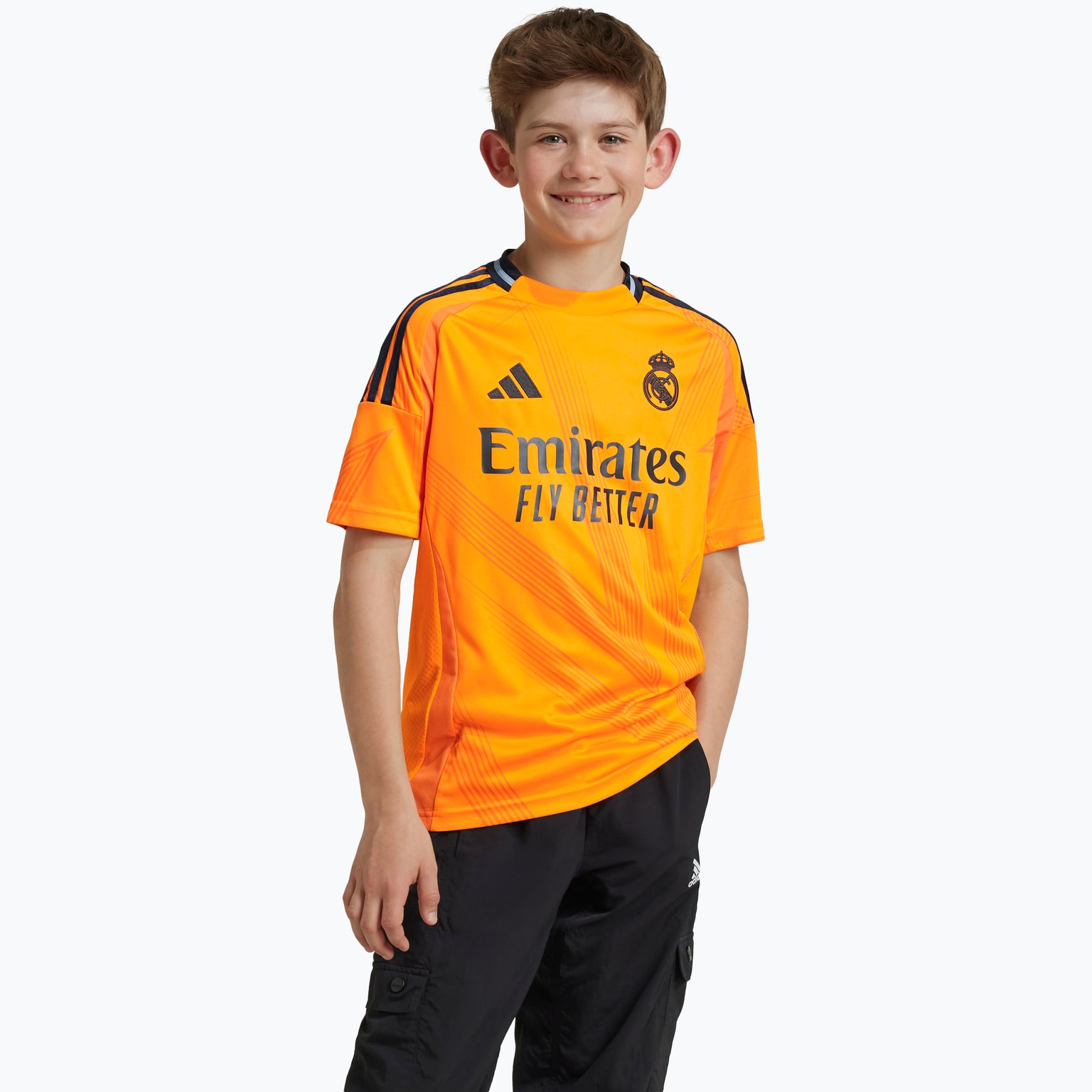 adidas Real Madrid Away 24/25 JR matchtröja Orange