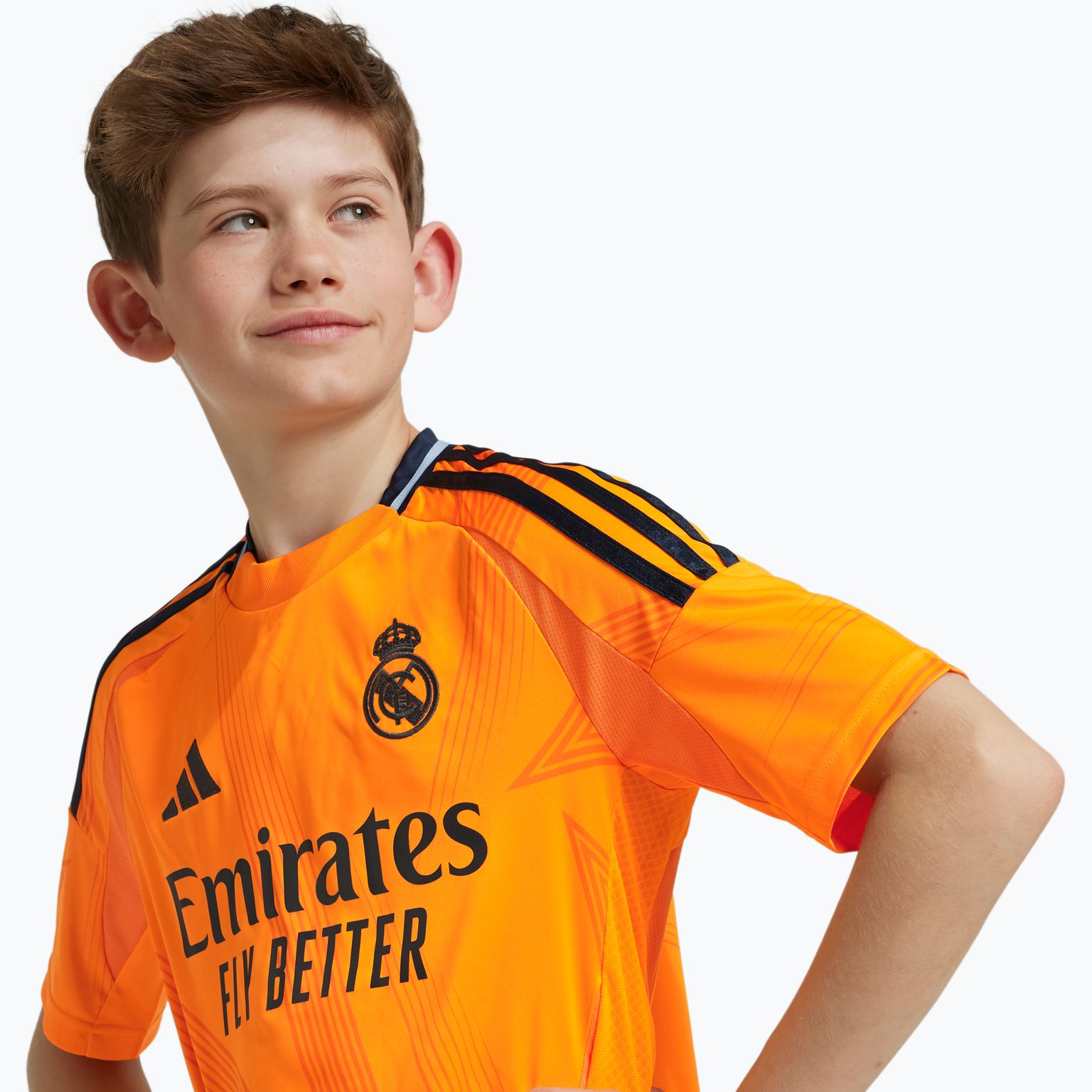 adidas Real Madrid Away 24/25 JR matchtröja Orange