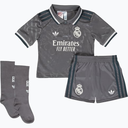 adidas Real Madrid Third 24/25 MR matchställ Grå