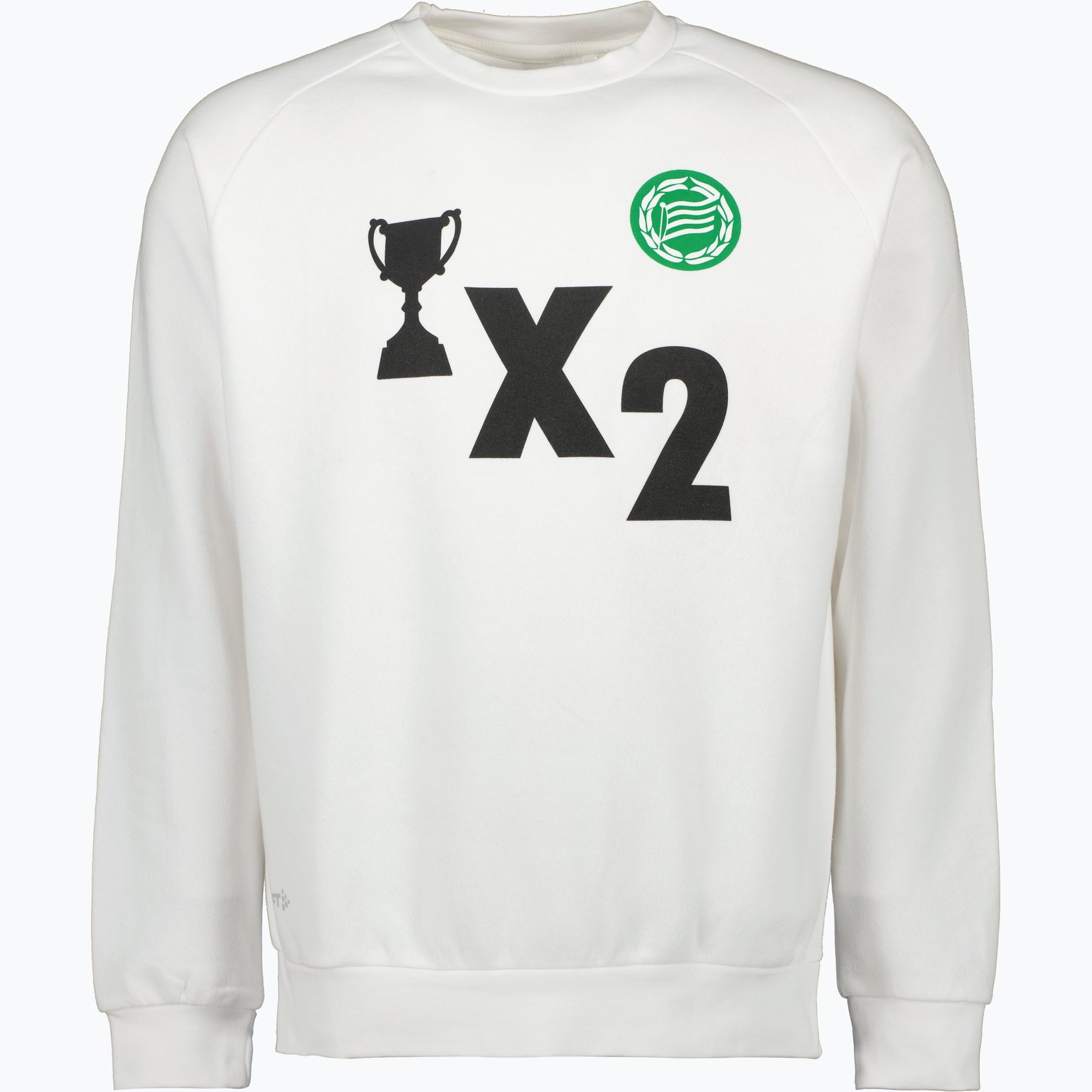 Hammarby Pokal X2 M Crewneck Vit