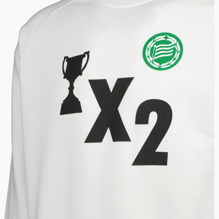 Hammarby Pokal X2 M Crewneck Vit