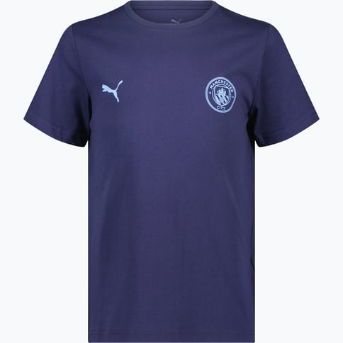 Puma Manchester City Essential JR t-shirt Blå