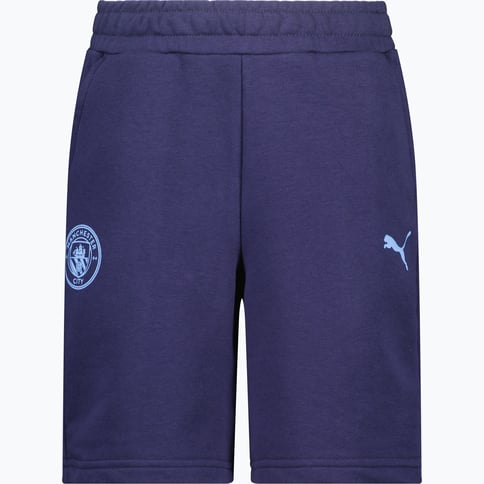 Puma Manchester City Essential JR shorts Blå