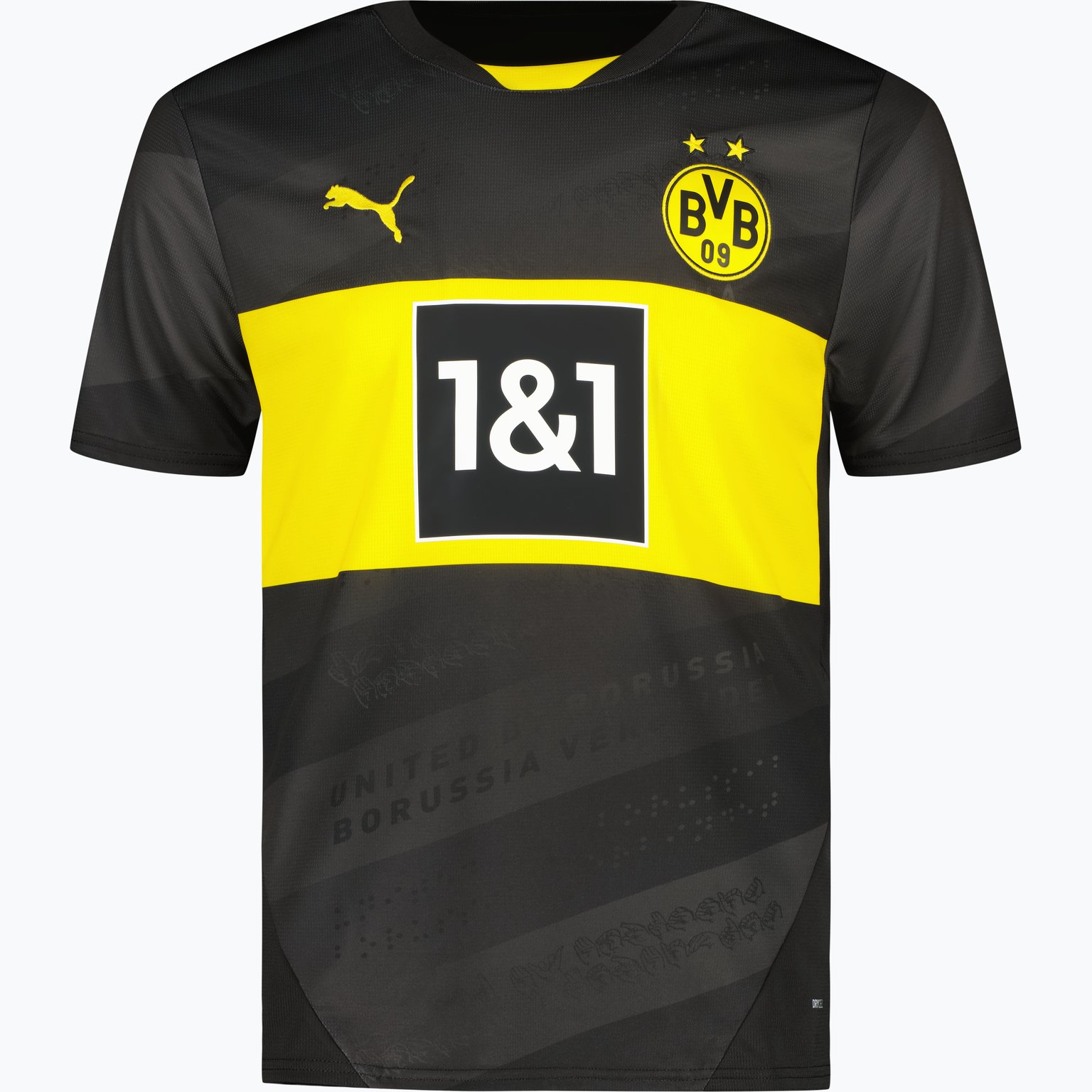 Puma Borussia Dortmund Away 24/25 matchtröja Svart