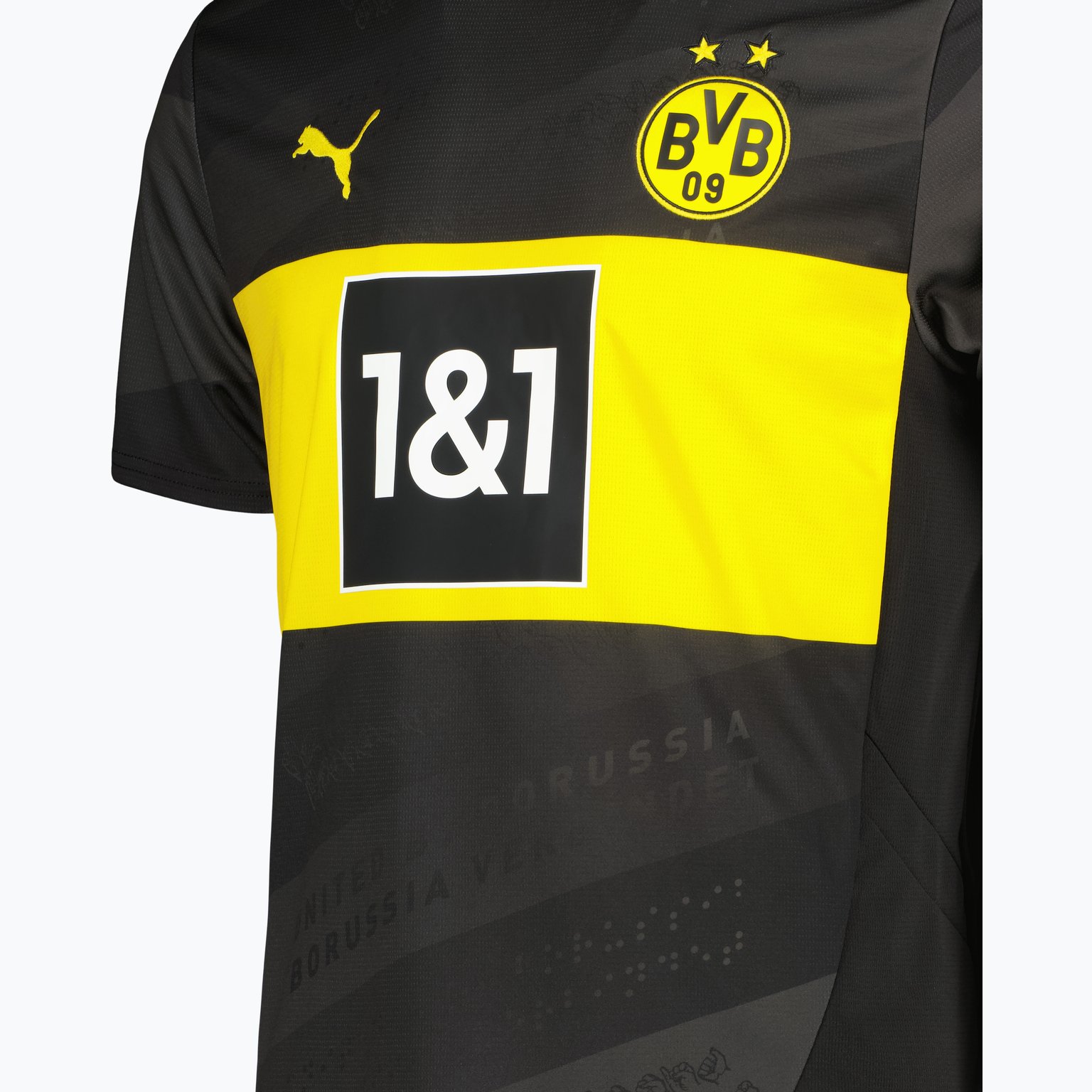 Puma Borussia Dortmund Away 24/25 matchtröja Svart