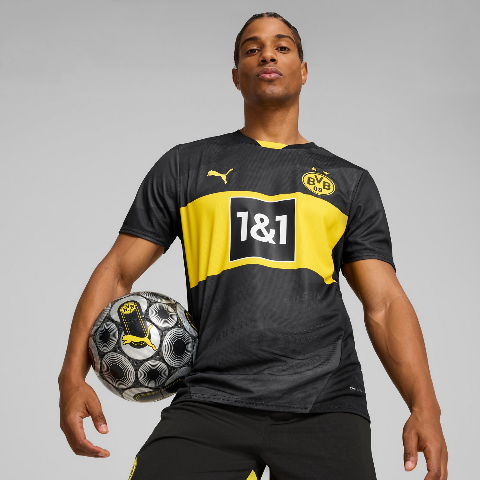 Puma Borussia Dortmund Away 24/25 matchtröja Svart