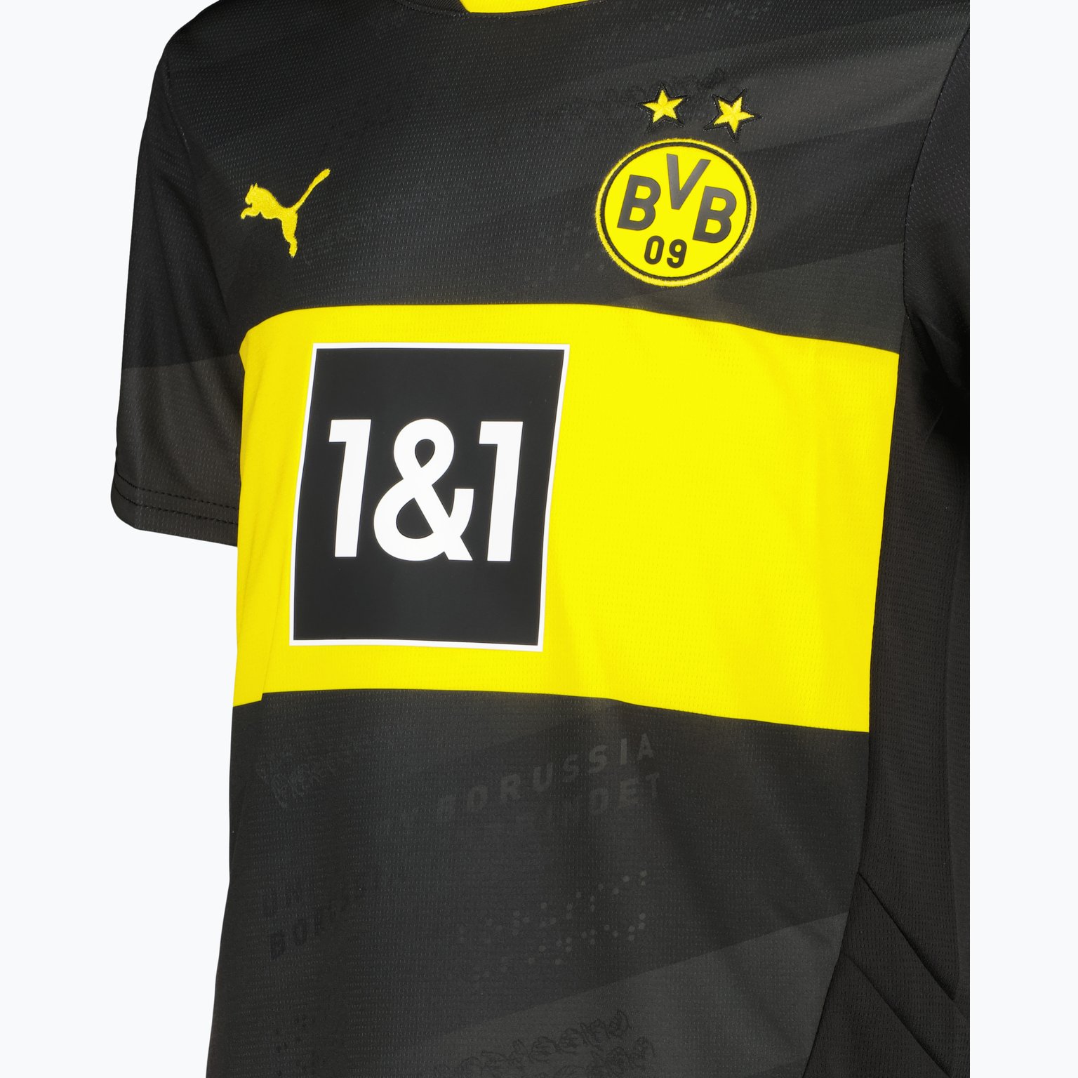 Puma Borussia Dortmund Away 24/25 JR matchtröja Svart