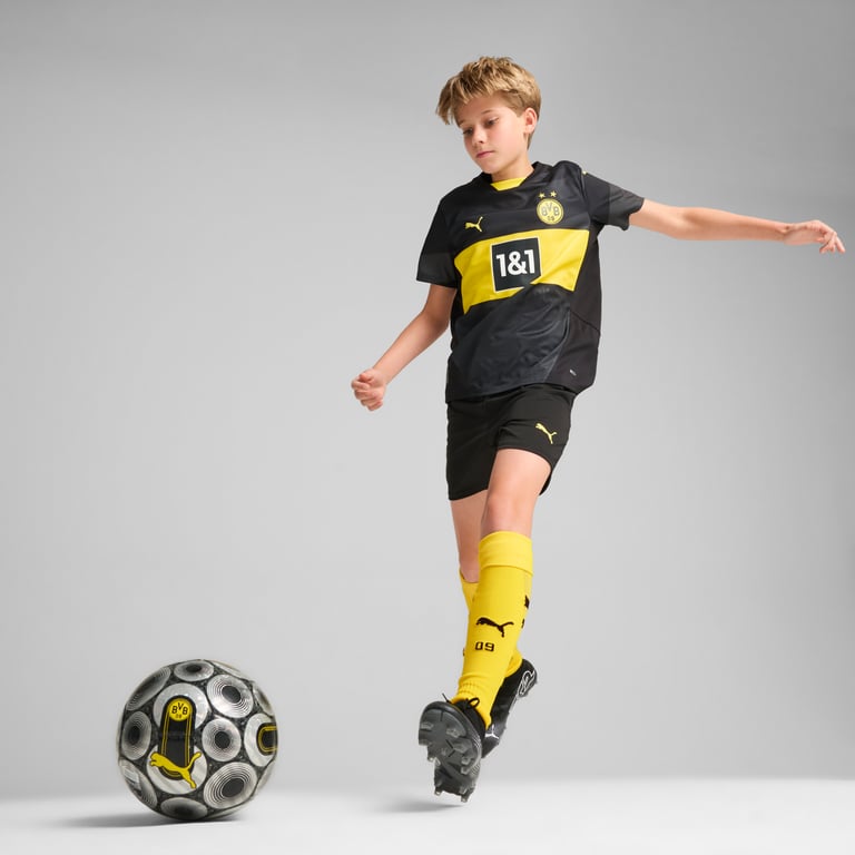 Puma Borussia Dortmund Away 24/25 JR matchtröja Svart