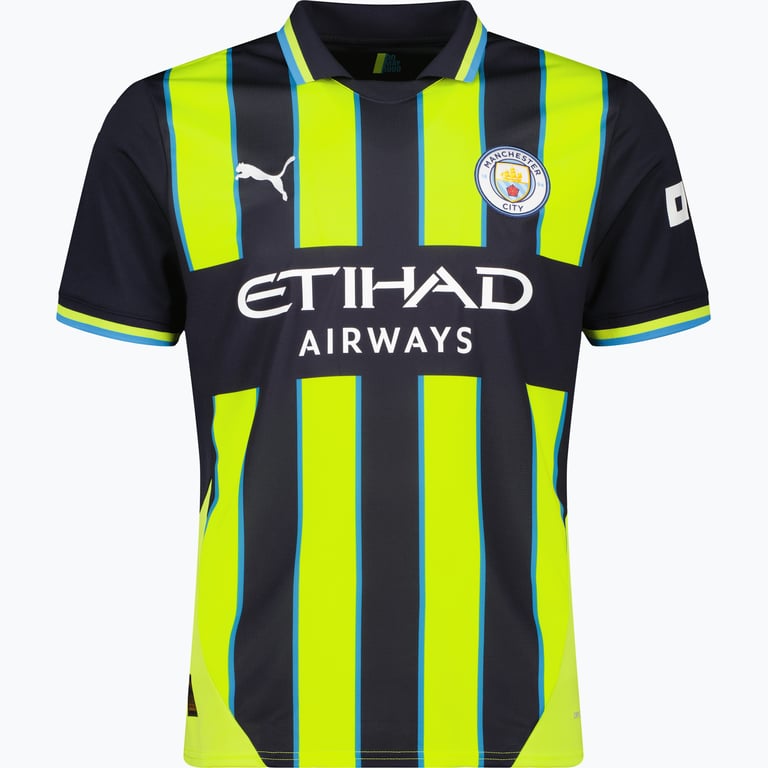 Puma Manchester City Away 24/25 matchtröja Svart