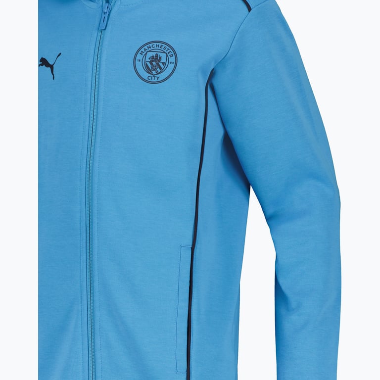 Puma Manchester City Casual JR huvtröja Blå