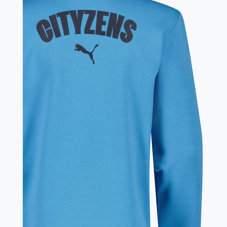 Puma Manchester City Casual JR huvtröja Blå