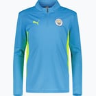 förhandsvisning ikon 1 för Puma Manchester City 1/4 Zip JR träningströja Blå