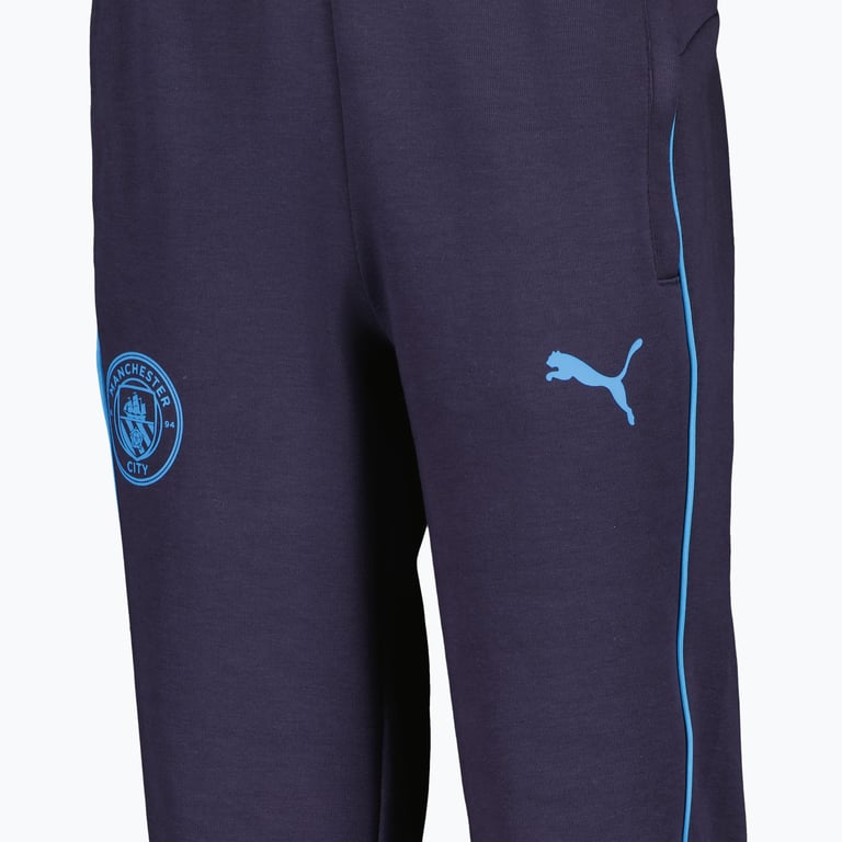 Puma Manchester City Casual JR mjukisbyxor Blå