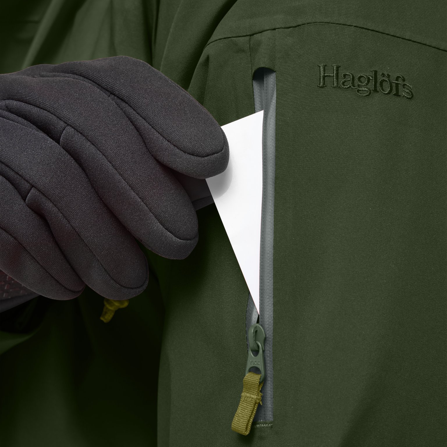 Haglöfs Latnja Gore-Tex Insulated M skidjacka Grön