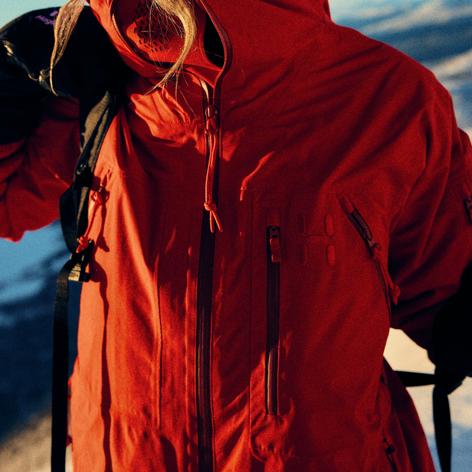 Haglöfs Latnja Gore-Tex Insulated W skidjacka Röd