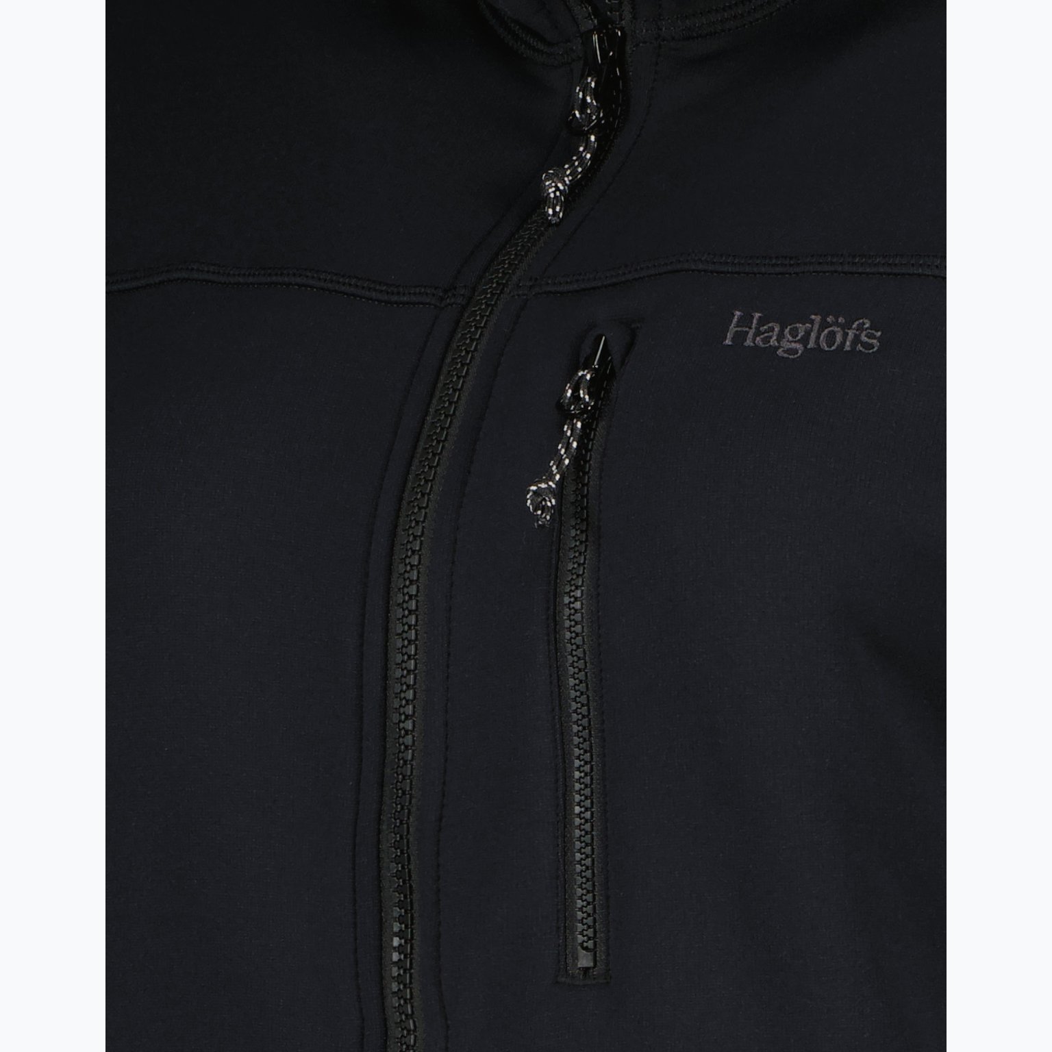 Haglöfs Rosson Mid Hood W fleecejacka Svart