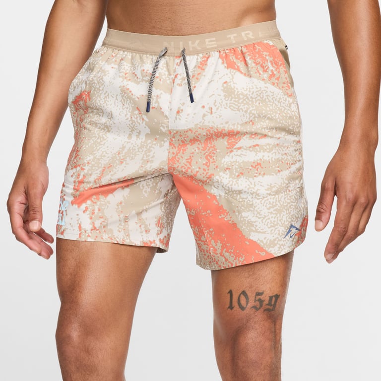 Nike Trail Stride Dri-Fit M träningsshorts Orange