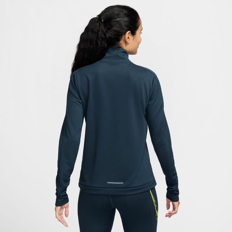 Nike Dri-FIT Swoosh 1/4 Zip W löpartröja Blå