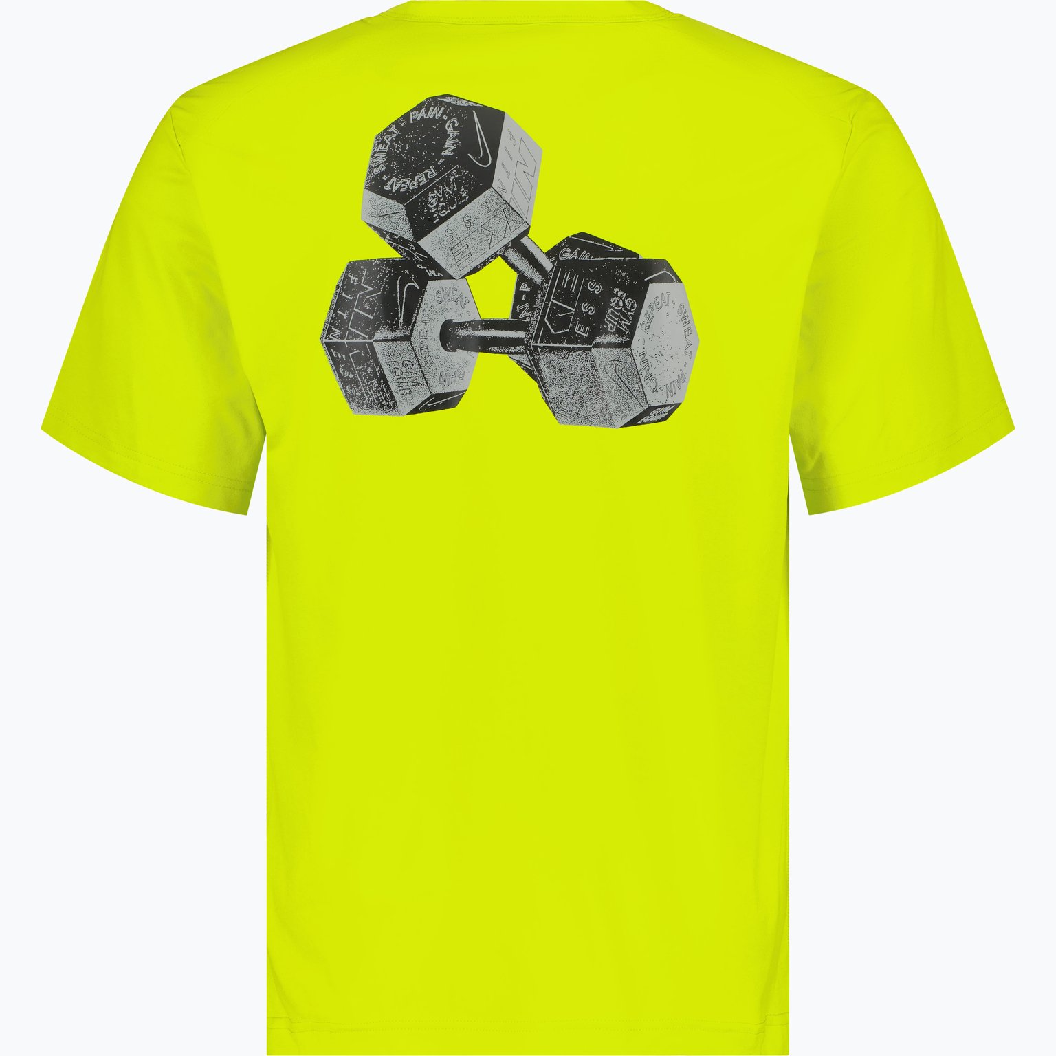 Nike Hyverse Dri-FIT M träningst-shirt Gul