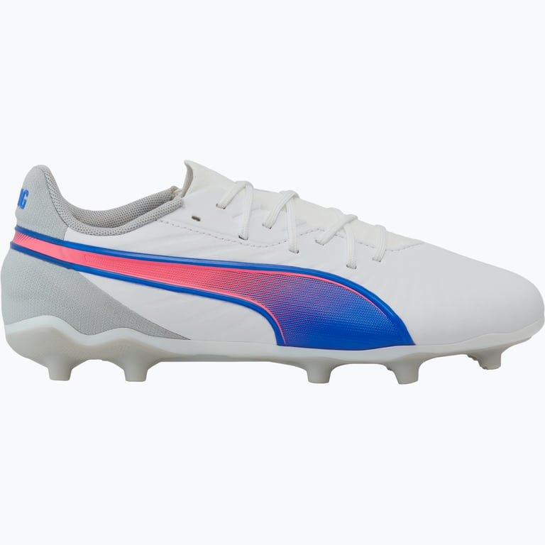 Puma King Match FG/AG JR fotbollsskor Vit