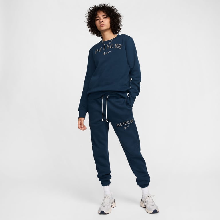 Nike Phoenix Fleece W tröja Blå