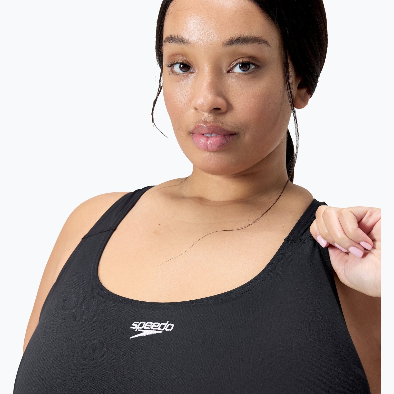 Speedo Endurance+ Medalist Plus Size baddräkt Svart