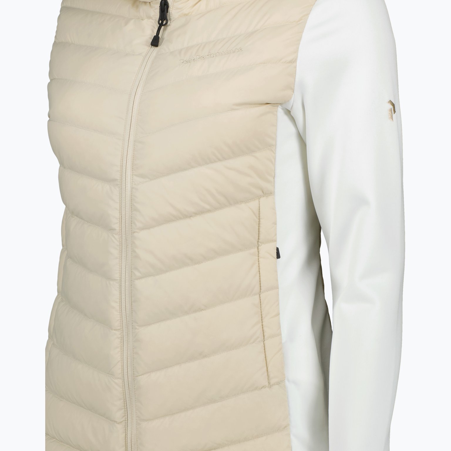 Peak Performance Frost Down Hybrid Hood W lättviktsjacka Beige