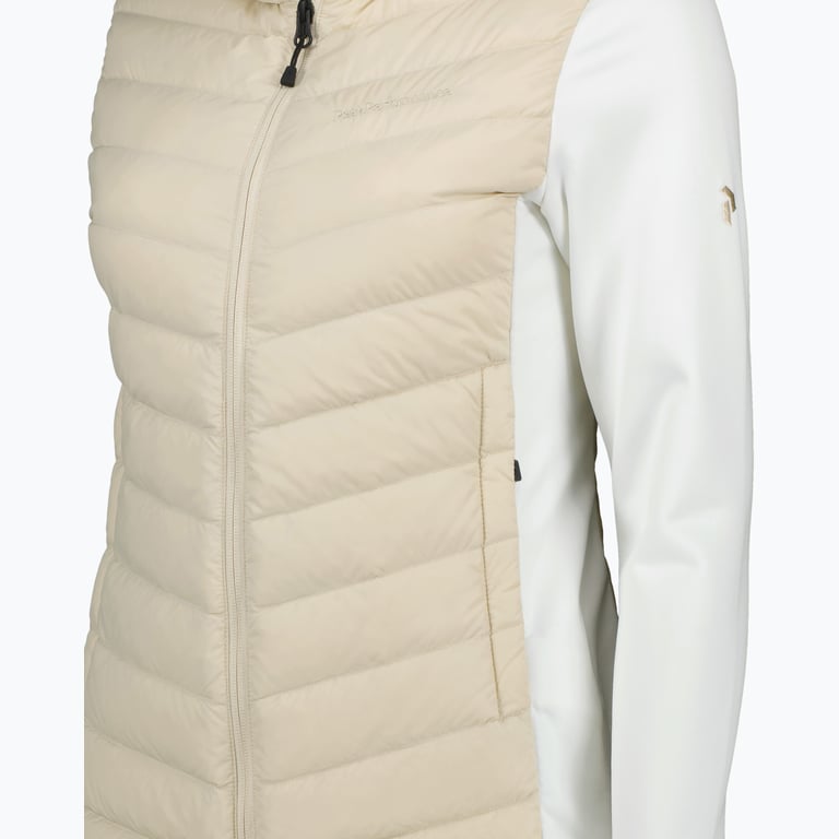 Peak Performance Frost Down Hybrid Hood W lättviktsjacka Beige